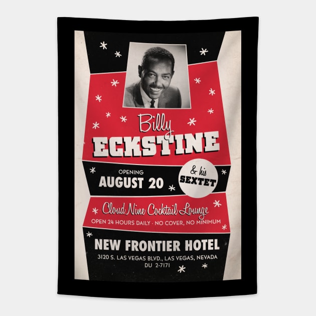 Billy Eckstine - No Cover, No Minimum - Las Vegas, NV - 1960 Tapestry by info@secondtakejazzart.com