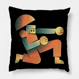 Medieval fighter dancer Pillow