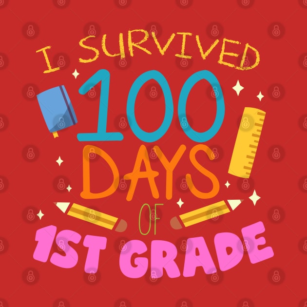 I Survived 100 Days of First Grade Students and Teachers by screamingfool