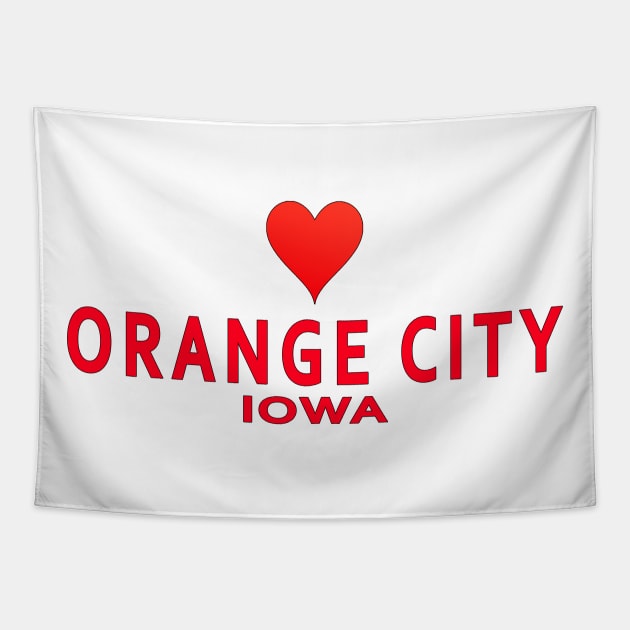 Orange City Iowa Tapestry by SeattleDesignCompany