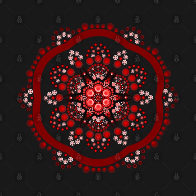 Dot painting meets mandalas 18-1 by Dedoma