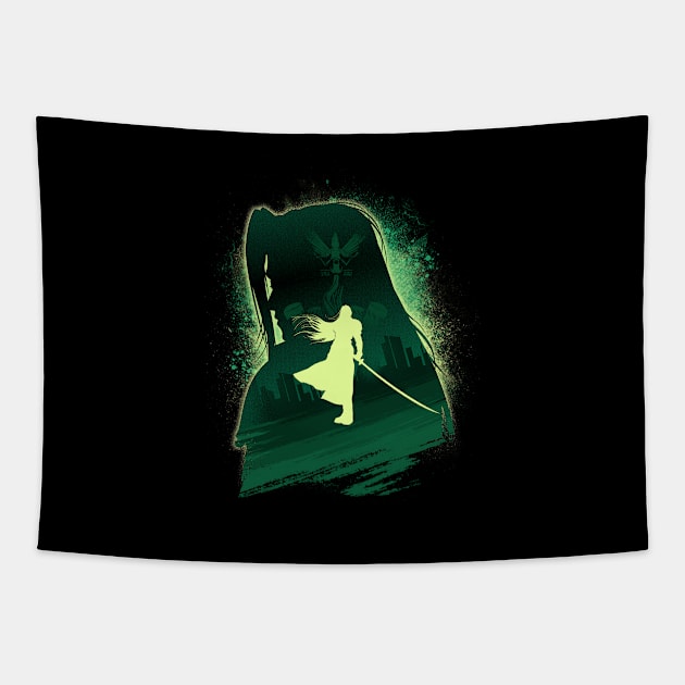 One Winged Angel - Sephiroth Tapestry by SourKrispop