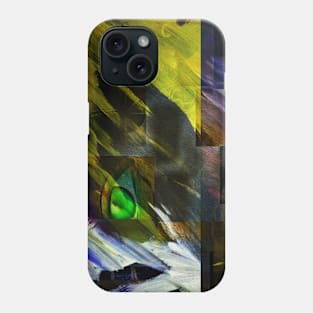 Green Eye Abstract Phone Case