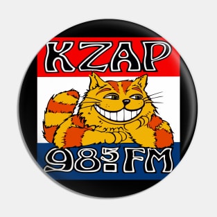 KZAP Radio Station Pin