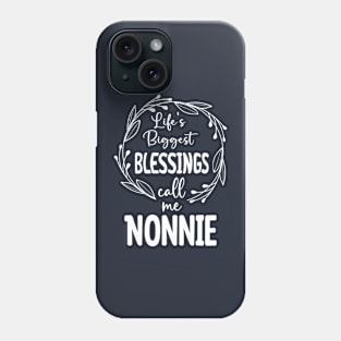 nonnie with circle Phone Case