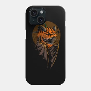 Halloween pumpkin illustration Phone Case