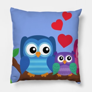 Just a girl who loves Owls Pillow