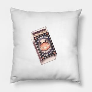 Light up your life matchbox Pillow