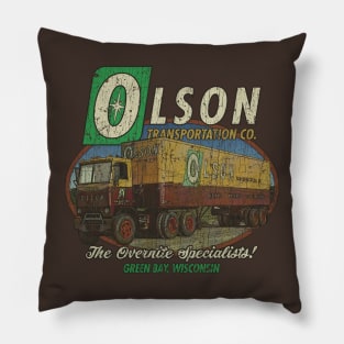 Olson Transportation Co. 1927 Pillow