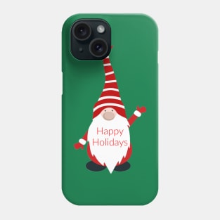 Happy Holidays Gnome Phone Case