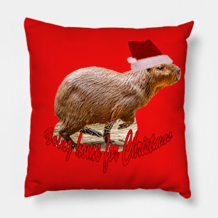 Going Home for Christmas Pillow