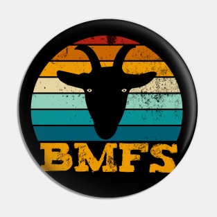 BMFS Goat Vintage Sunset Pin