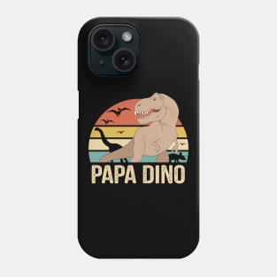 Dad Dino Gift For Papa in Fathers Day Phone Case