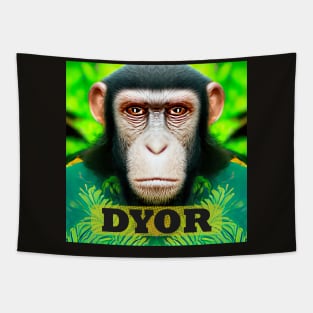 Funny Monkeys Humorous Apes Animals memes Tapestry