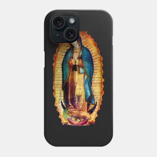 Our Lady of Guadalupe Tilma Replica Phone Case