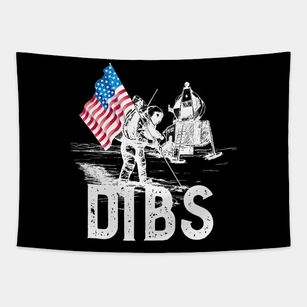 Moon Landing - Dibs on the Moon Tapestry by PincGeneral