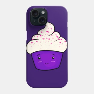 Vanilla Kawaii Cupcake with Sprinkles Phone Case