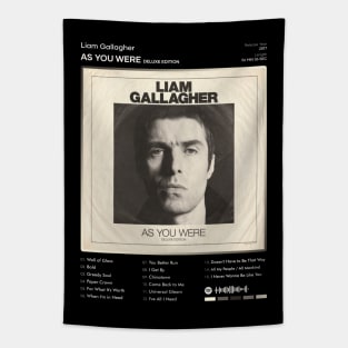 Liam Gallagher - As You Were Tracklist Album Tapestry