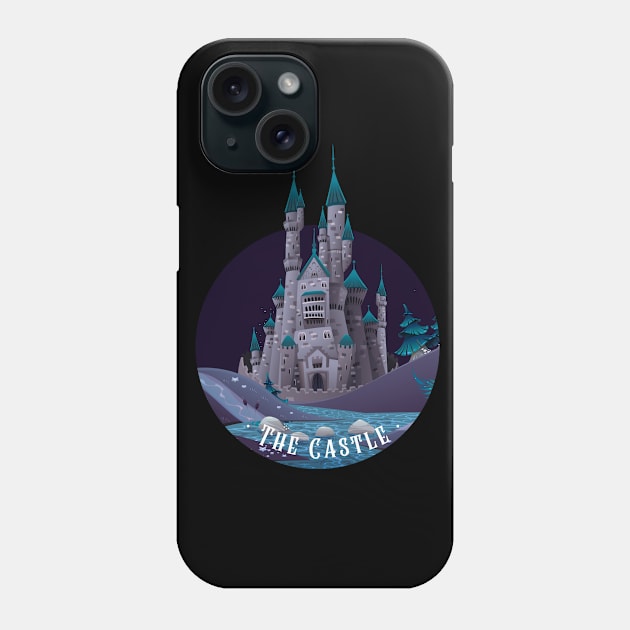 The Blue Castle by the Lake Phone Case by Eva Wolf