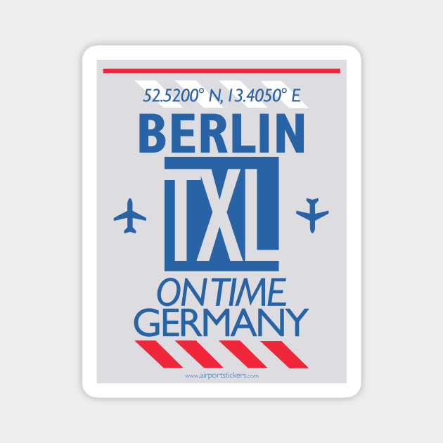 Berlin TXL Magnet by Woohoo