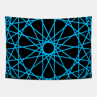 Modern geometric circular shape Tapestry