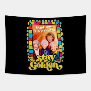 Stay Golden 80s Tapestry