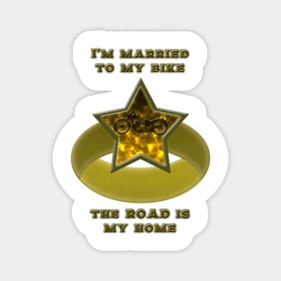 Married to Bike Magnet