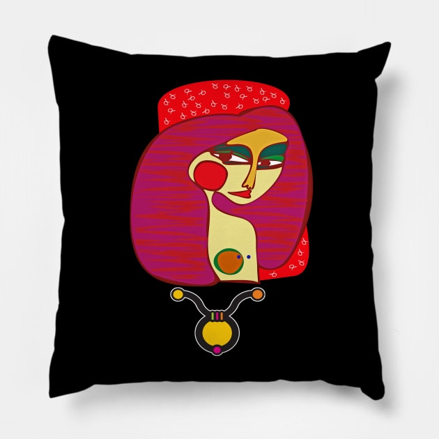 Taurus Zodiac Sign Pillow by ZodiacSigns