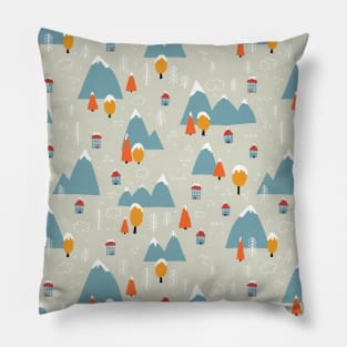 Winter Landscape Pillow