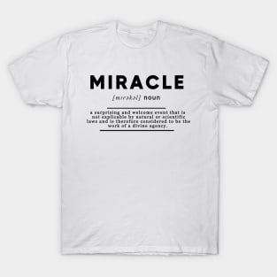Miracle, Shirts, Miracles Virgil Tee Black Size L