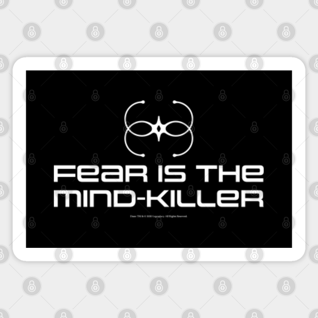 Fear is the mind killer - Dune - Sticker