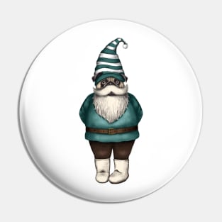 Vintage Gnome Pug Pin