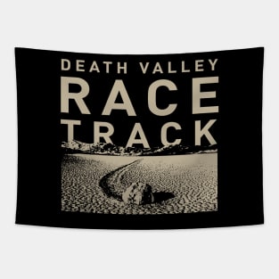 Death Valley Racetrack Sailng Stones by © Buck Tee Original Design Tapestry