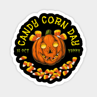 Candy corn day Magnet