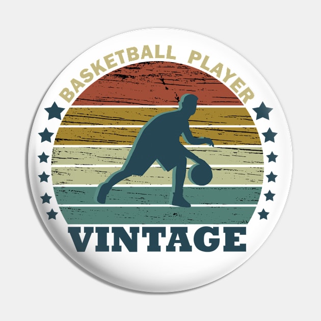 vintage basketball player Pin by omitay