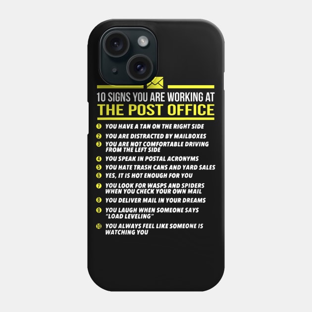 The Post Office - Postal Worker Phone Case by janayeanderson48214