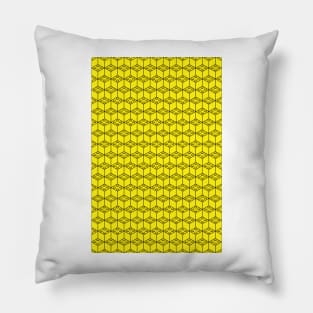 building brick blocks yellow Pillow