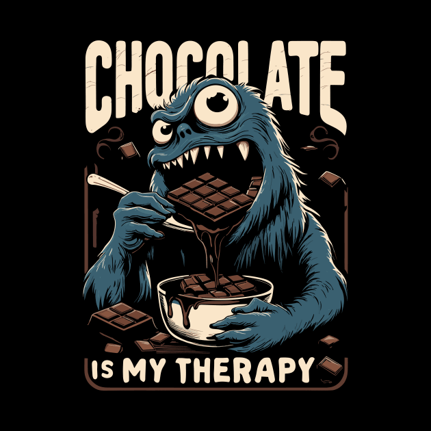 Chocolate lover therapy monster by ravensart