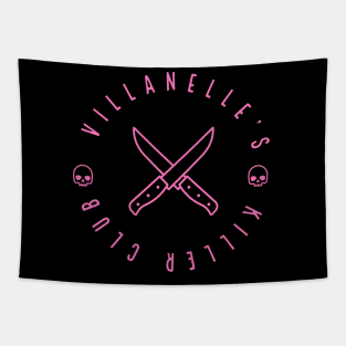 Villanelle's Killer Club (Pink) Tapestry