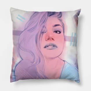 Blue Queen Pillow