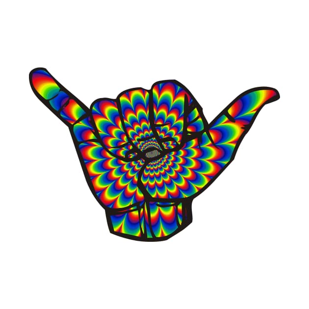 Psychedelic Hang Loose Graphic Logo by PsychedUp