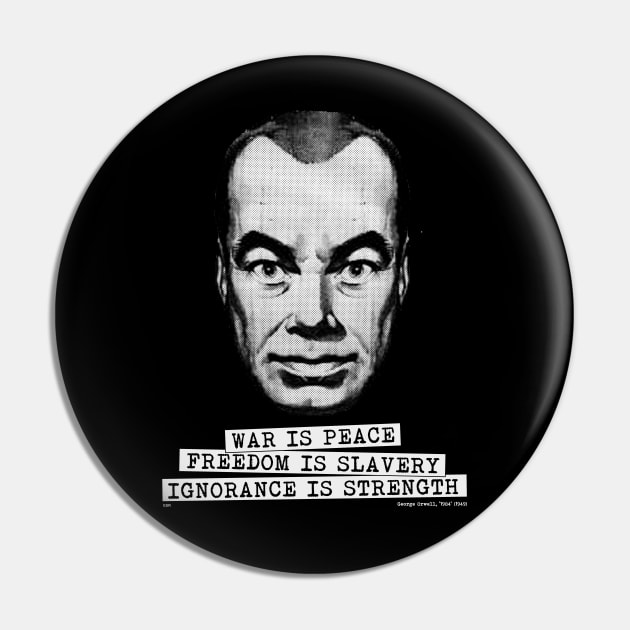 Big Brother 1984 - Orwellian Pin by Out of Memory