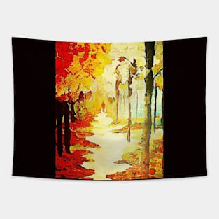 Autumn Walk Tapestry