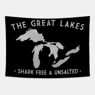 Great Lakes Shark Free And Unsalted Sweat Tapestry