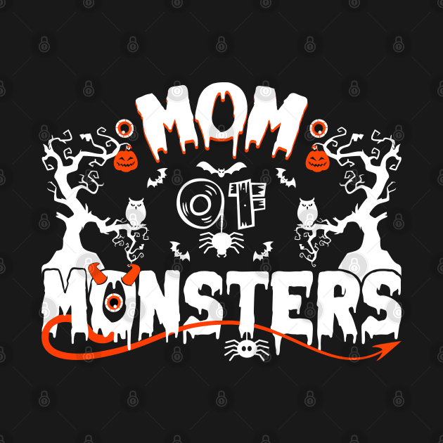 Mom of Monsters-Halloweenshirt by GoodyBroCrafts