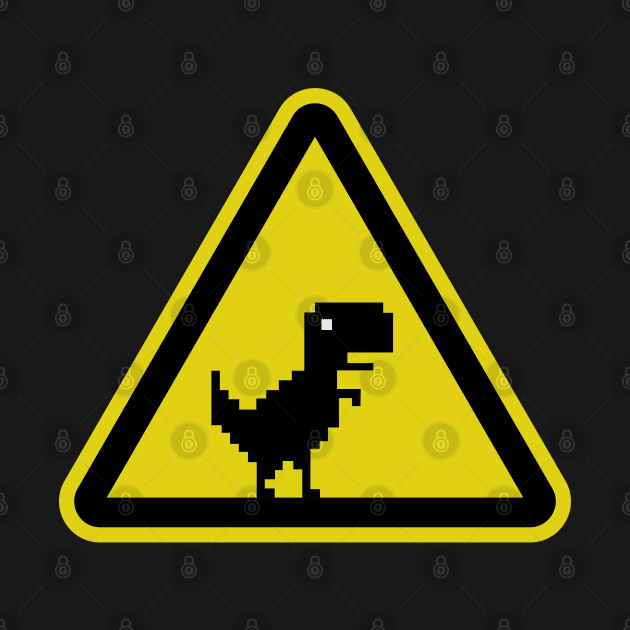 Caution Chrome T-Rex! by Srankez-Couron