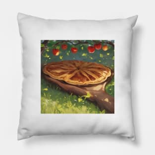 Apple Pie Vintage Slice Picture Art Beautiful Sweet Pillow