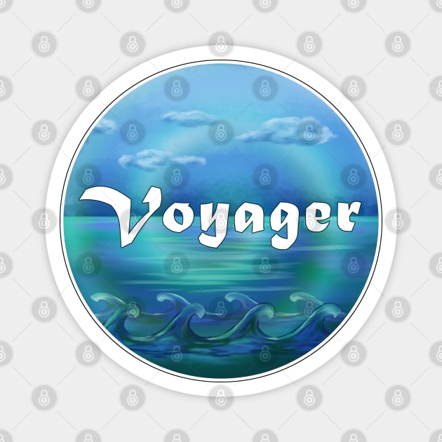 Voyagers Club Magnet by drawnexplore