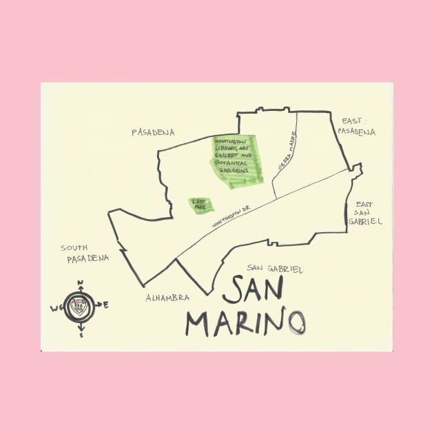 San Marino by PendersleighAndSonsCartography