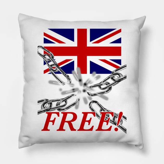 Britain Unchained Pillow by davidroland